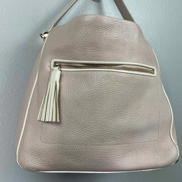 Kate Spade New York Pumice & Cement Michaela Chester Street Leather Shoulder - Picture 2 of 16